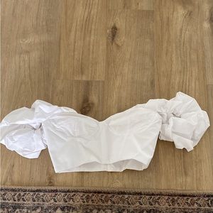 Cropped White Zara Top